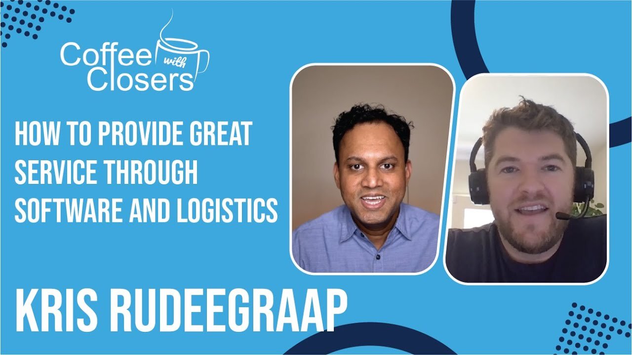 Kris Rudeegraap | How to Provide Great Service through Software and Logistics